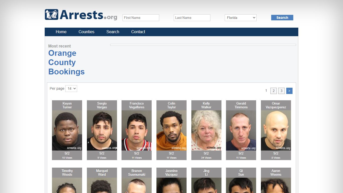 Orange County Arrests and Inmate Search